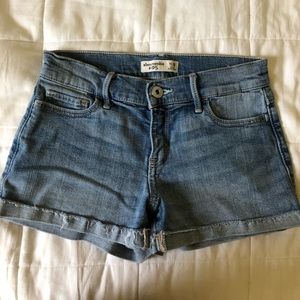 Girls Abercrombie and Fitch jean shorts